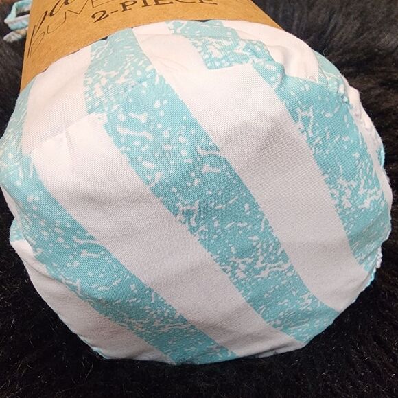 Hypoallergenic Duvet Cover Set Twin/Twin XL Aqua Blue - Picture 5 of 8